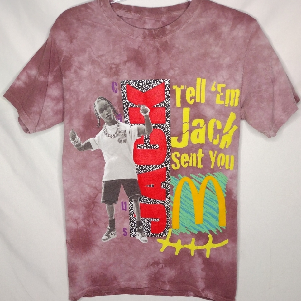 SOLD Cactus Jack X Mc Donald's " Tell 'em Jack Sent You" Tee Unisex S